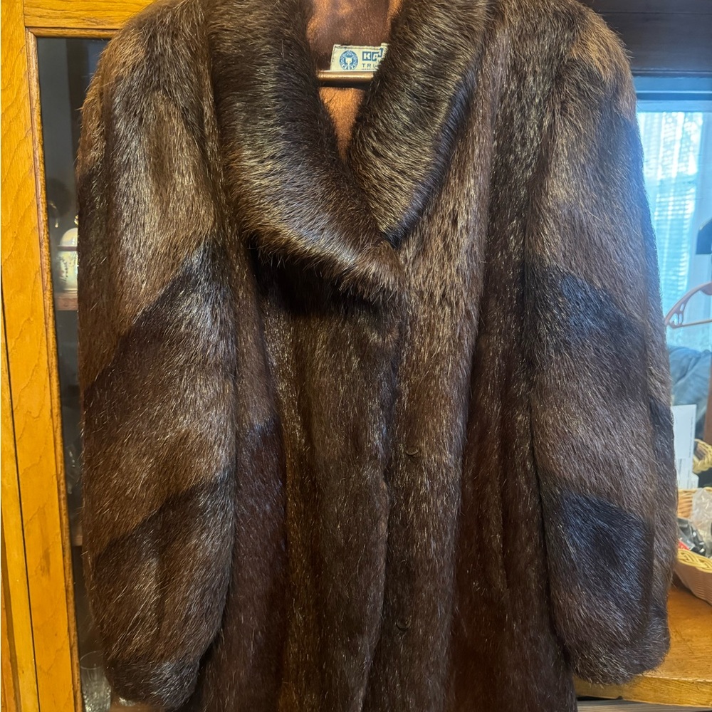 Luxurious Brown Fur Coat